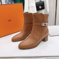 Hermes H222092Z A3360 Frenchie 50 ankle boot Brown