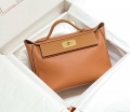 Hermes Kelly 2424 Leather 29cm H230267 Brown Shoulder bag