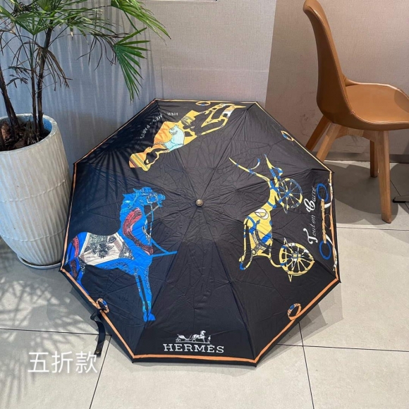 Hermes Fashion Folding Sun Umbrella H33475