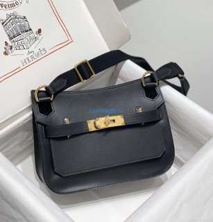 Hermes 316413 Jyspiere Leather Hermes bags Black H900914