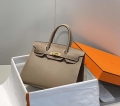 Hermes Birkin Designer Tote Bag Epsom Leather 28369 elephant Gray