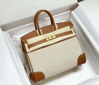 Hermes Birkin Tote Bag Swift leather with canvas 285899