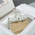 Hermes Picnic Sellier Birkin 25 Barenia Palladium Hardware H21800