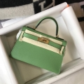 Hermes Kelly Bag Hermes 19CM Epsom Shoulder Mini Bag Light green 20470