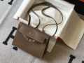 Hermes Kelly Danse 22cm Leather Bag 20352 Brown