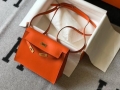 Hermes Kelly Danse 22cm Leather Bag 20355 Orange