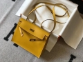 Hermes Kelly Danse 22cm Leather Bag 20357 Yellow