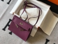 Hermes Kelly Danse 22cm Leather Bag 20358 Purple