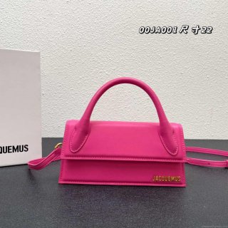 Jacquemus Le Chiquito long 213BA004 Long signature handbag Rose Red