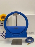 Jacquemus 213BA003 Le sac Rond Circle purse Blue