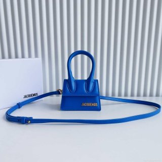 Jacquemus 213BA001 Le Chiquito Signature leather mini handbag Blue