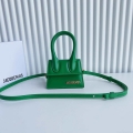 Jacquemus 213BA001 Le Chiquito Signature leather mini handbag Green