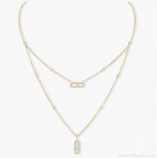 Messika White Gold Diamond Necklace Move Classique 20215