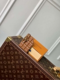 LV M01478 Louis Vuitton LV Chocolate Bar Figurine Key Holder and Bag Charm Brown