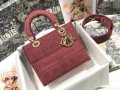 Dior M0565 Lady Dior Medium Tote Bag M950 Red