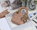 Dior S0856 MICRO LADY Dior Bag Tan Cannage Lambskin