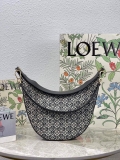 LOEWE A923PL9X01 Luna bag in Anagram jacquard and classic calfskin