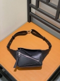 Loewe B510U89X02 Mini Puzzle Bumbag in Classic Calfskin Black