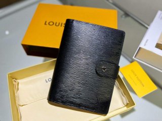 Louis Vuitton R20242 Medium Ring Agenda Cover Black