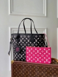 LV M46103 Louis Vuitton Neverfull MM Tote Bag M46102