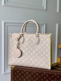 LV M46128 Louis Vuitton Onthego MM Tote Bag