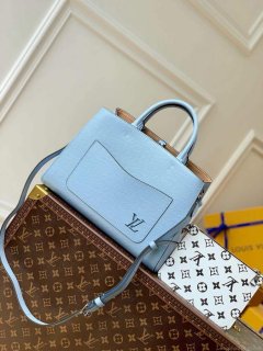 LV M59953 Louis Vuitton Marelle Tote MM Blue