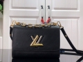 LV M59411 Louis Vuitton Twist MM Black