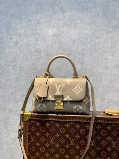 LV M46008 Louis Vuitton Madeleine BB Handbag Monogram Empreinte Leather