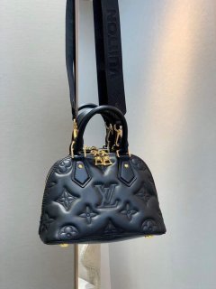 LV M59793 Louis Vuitton Alma BB Handbag Black