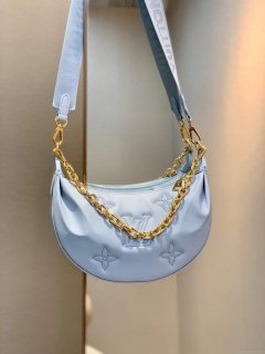 LV M59825 Louis Vuitton Over The Moon Bag Glacier Blue