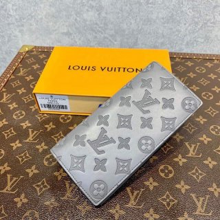 LV M81335 Louis Vuitton Brazza Wallet Anthracite gray