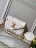 LV M56466 Louis Vuitton New Wave Multi-Pochette Leather M56461 White