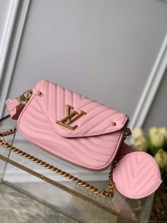 LV M56468 Louis Vuitton New Wave Multi-Pochette Leather M56461 Pink