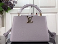 LV M59066 Louis Vuitton Capucines BB Handbag Taro Purple