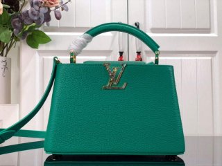 LV M59066 Louis Vuitton Capucines BB Handbag Green