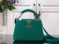 LV M56071 Louis Vuitton Capucines Mini Handbag Green