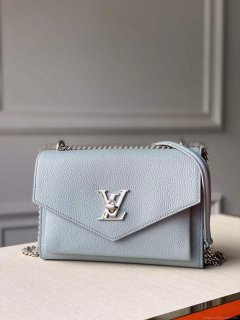 LV M56137 Louis Vuitton Mylockme Chain Bag Light Blue