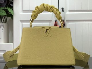 LV M58586 Louis Vuitton Capucines BB Handbag Yellow