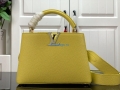 LV M48865 Louis Vuitton Capucines Mini BB Handbag Yellow