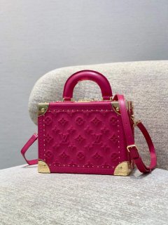 LV M20682 Louis Vuitton Petite Valise Rose red