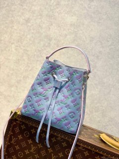 LV M46174 Louis Vuitton NÉONOÉ BB Bucket Bag Blue