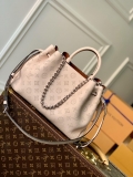 Louis Vuitton LV M59203 Bella Tote Mahina Crème Beige