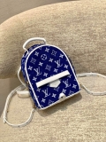 LV M46207 Louis Vuitton palm springs mini Bag Blue