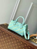 LV M81625 Louis Vuitton Nano Speedy Bag Vert d’eau Green