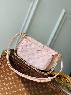 LV M46093 Louis Vuitton Multi Pochette Accessoires Pink