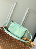 LV M46180 Louis Vuitton Multi Pochette Accessoires Vert d’eau Green