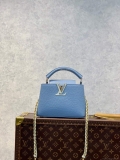 LV M59709 Louis Vuitton Capucines Mini Bag Blue