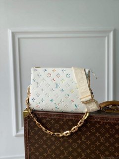 LV M21209 Louis Vuitton Coussin PM Handbag White