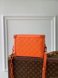 LV M55700 Louis Vuitton Soft Trunk Bag Orange