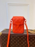 LV M81525 Louis Vuitton S-LOCK Vertical Wearable Wallet Orange